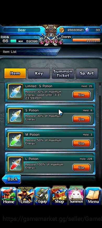 Grand Summoners Accounts Global|Rank 66|11 Ascend|MiyuTW,S ChloeTW,Roy,Jay, image 7
