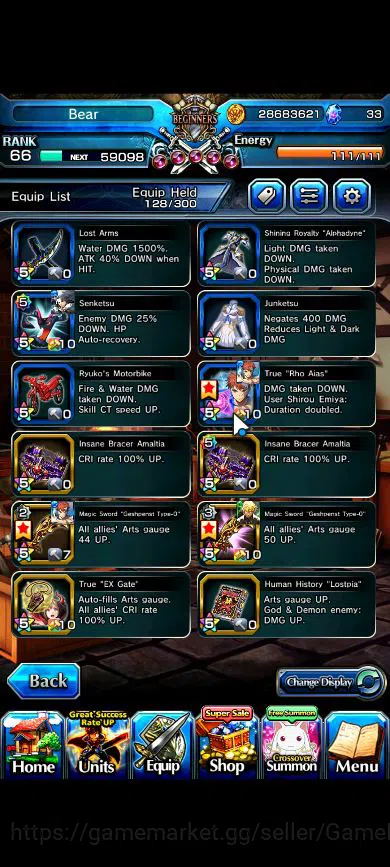 Grand Summoners Accounts Global|Rank 66|11 Ascend|MiyuTW,S ChloeTW,Roy,Jay, image 9