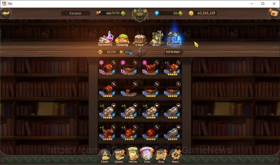 The Seven Deadly Sins: Grand Cross Accounts Global|3,8M CC|3 LR+6 UR+Collab ReZero|Madness,Eli image 2