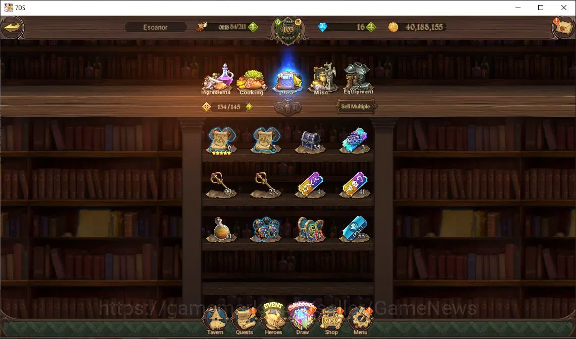 The Seven Deadly Sins: Grand Cross Accounts Global|3,8M CC|3 LR+6 UR+Collab ReZero|Madness,Eli image 4