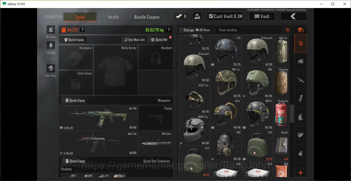 Arena Breakout Accounts MOBILE|LVL30 SV 12,5 M|CV 6,1 M|MORE SKIN 03 HEAVY image 12