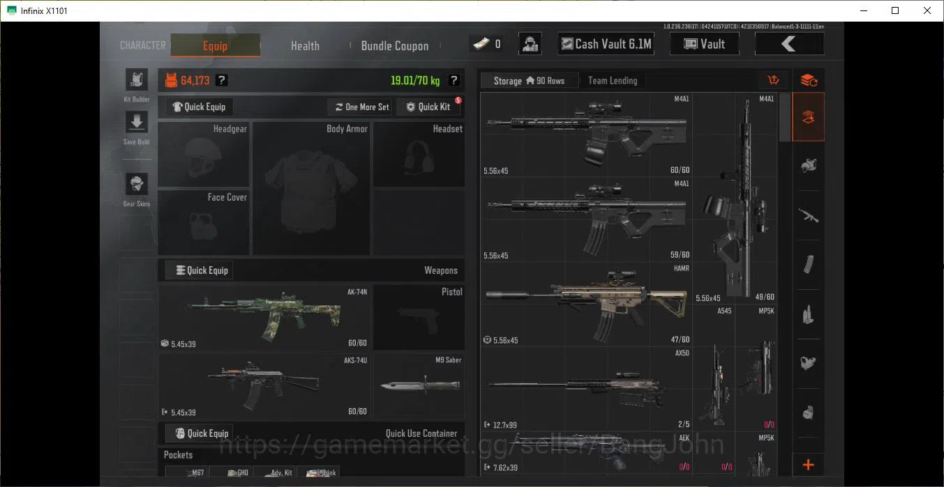 Arena Breakout Accounts MOBILE|LVL30 SV 12,5 M|CV 6,1 M|MORE SKIN 03 HEAVY image 8