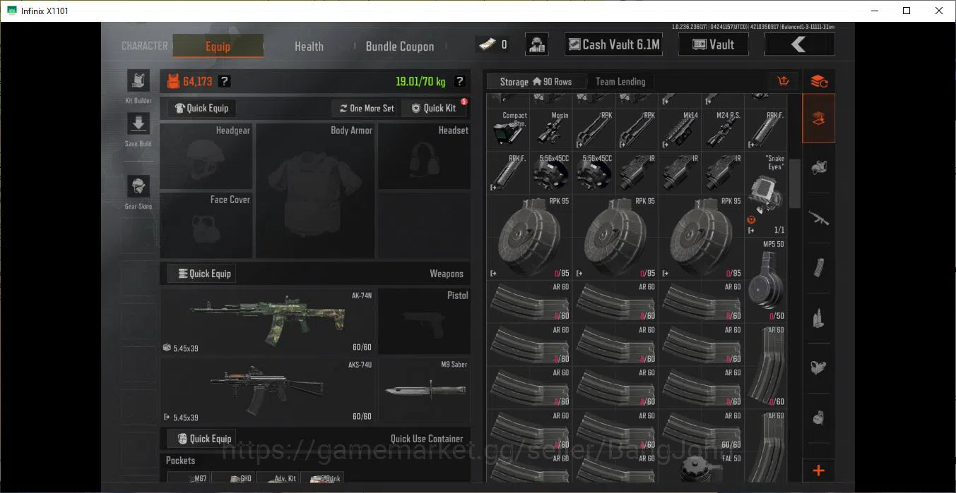 Arena Breakout Accounts MOBILE|LVL30 SV 12,5 M|CV 6,1 M|MORE SKIN 03 HEAVY image 9