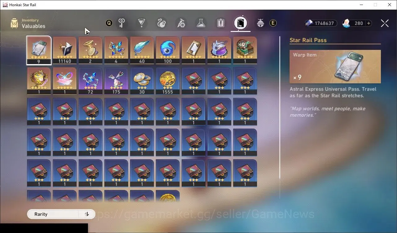 Honkai Star Rail Accounts Others Asia|Free GI + ZZZ|TL 70|23 Limited|(B Swan,Cyrene,Argenti)+Sign Phainon,Castorice,SW 17