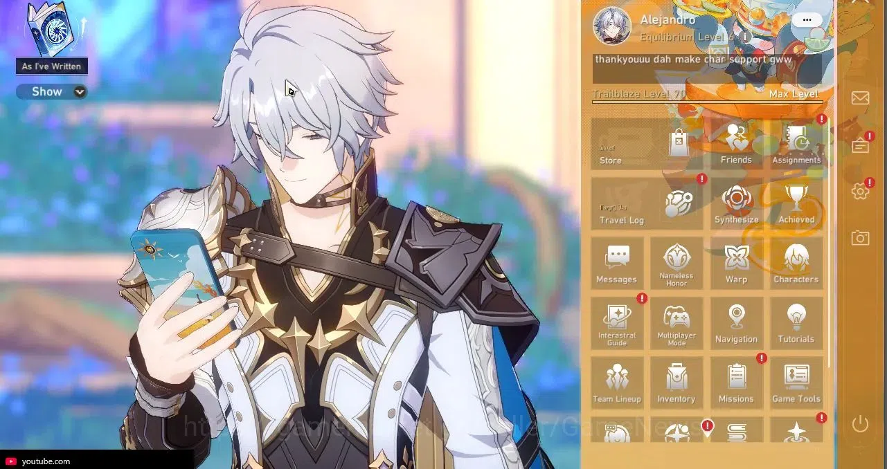 Honkai Star Rail Accounts Others Asia|Free GI + ZZZ|TL 70|23 Limited|(B Swan,Cyrene,Argenti)+Sign Phainon,Castorice,SW 5