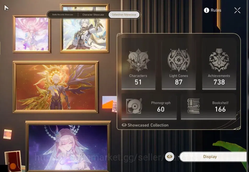 Honkai Star Rail Accounts Others Asia|Free GI + ZZZ|TL 70|23 Limited|(B Swan,Cyrene,Argenti)+Sign Phainon,Castorice,SW 7