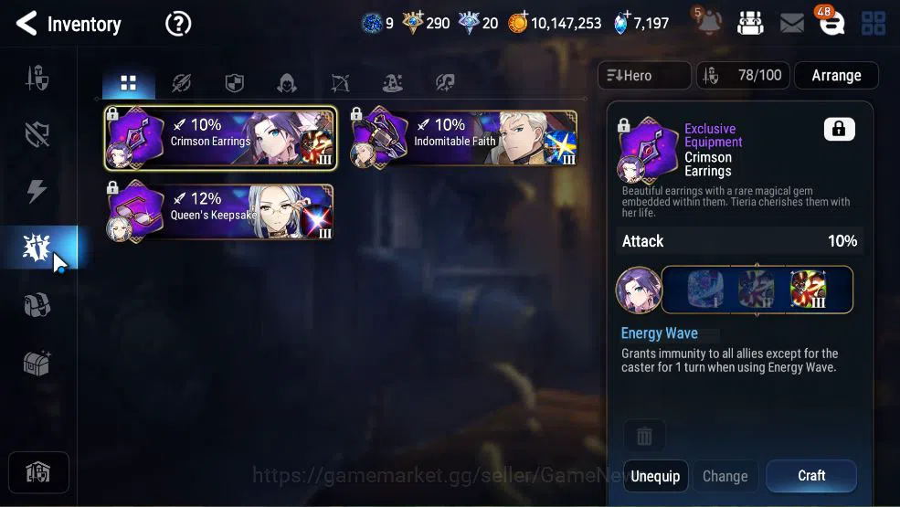 Epic Seven Accounts ASIA Unverif|7 ML(LOT Scales,NM Luna,SS Vivian,Etc image 13