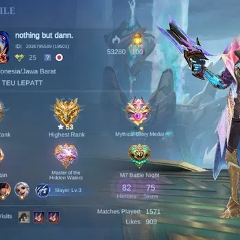 Mobile Legends: Bang Bang Accounts Others Global|Skin 75|Seasoned|Blazing Claude,Lightborn Granger,Gaara Vale,Epic Yi