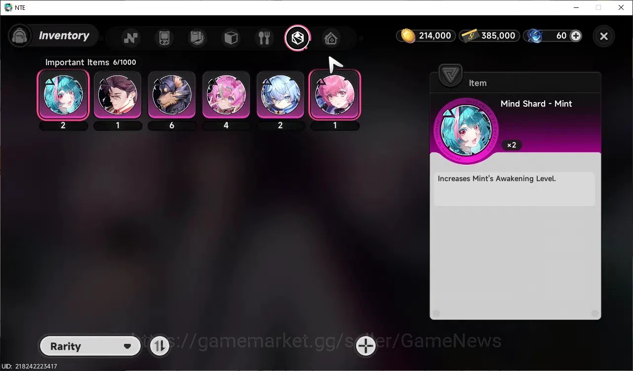 Neverness to Everness Accounts Global SEA|HL 3|3 S-Class 1 Limited [Shinku],Jiuyuan,Daffodill|2 Selector Box|Tomato 13
