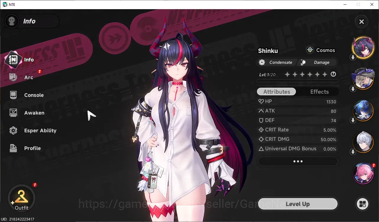Neverness to Everness Accounts Global SEA|HL 3|3 S-Class 1 Limited [Shinku],Jiuyuan,Daffodill|2 Selector Box|Tomato 2