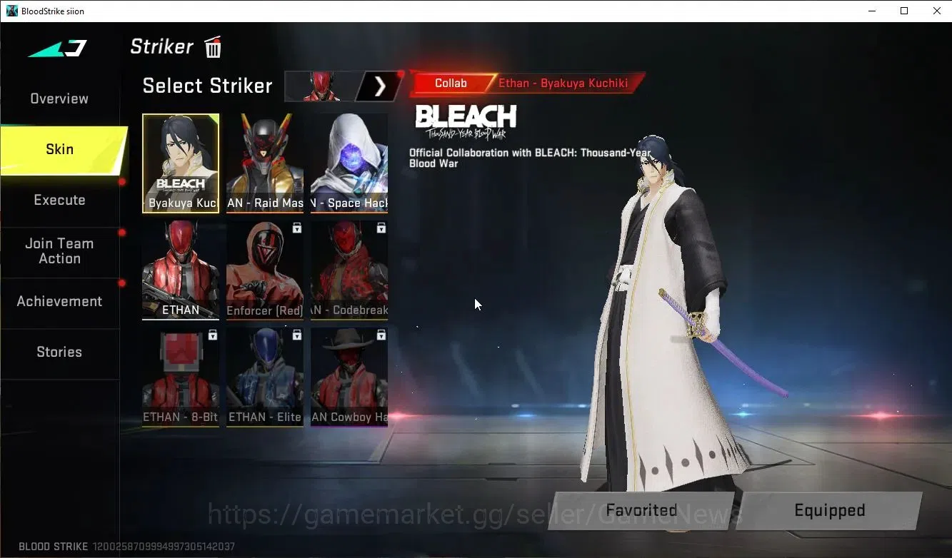 Blood Strike Accounts ASIA|ETERNAL Spear+Mele Shuriken+Collab Bleach(Bya image 3