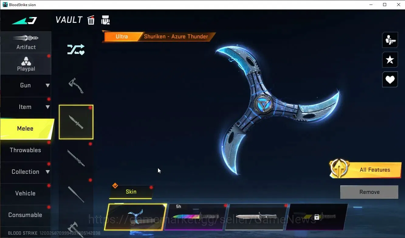 Blood Strike Accounts ASIA|ETERNAL Spear+Mele Shuriken+Collab Bleach(Bya image 6