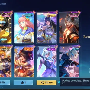 Mobile Legends: Bang Bang Accounts Collector Global|133 Hero|Skin 255|Renowned|Clouds Kagura|Annual Kagura|Luckybox Leomornd