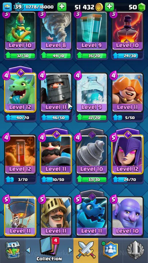 Clash Royale Accounts Lv 39|Trophy 8115|KTL 13|Limited Skin|Total Card 1 image 10