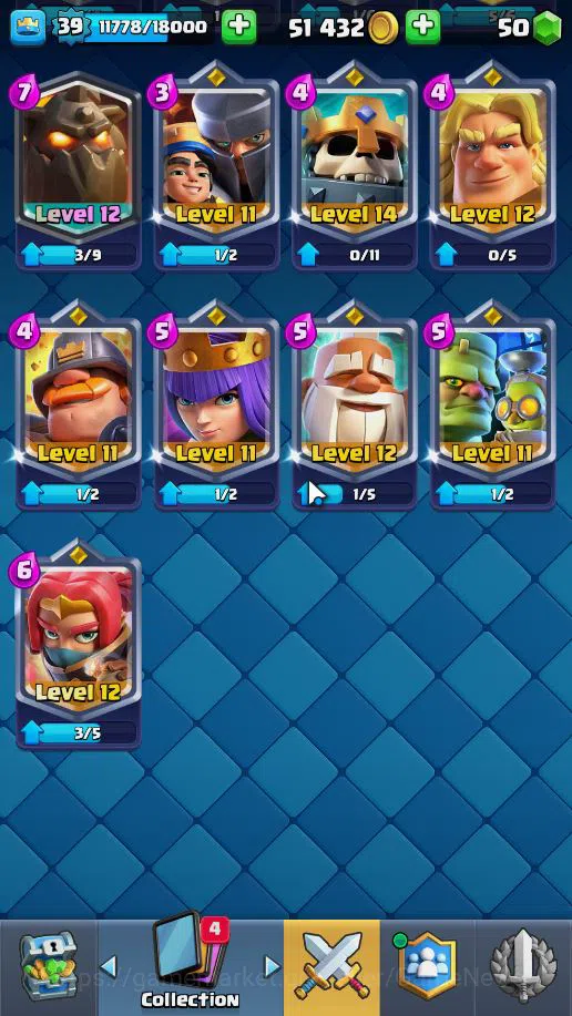 Clash Royale Accounts Lv 39|Trophy 8115|KTL 13|Limited Skin|Total Card 1 image 13