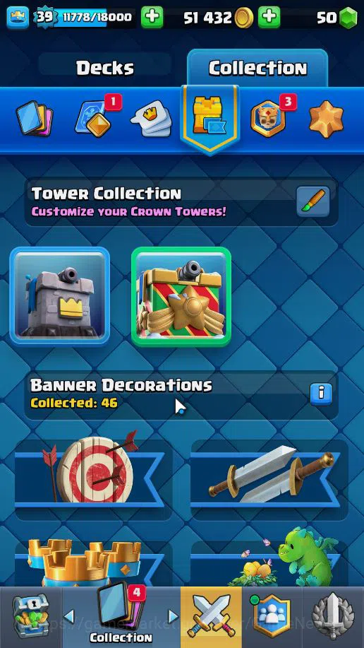 Clash Royale Accounts Lv 39|Trophy 8115|KTL 13|Limited Skin|Total Card 1 image 17