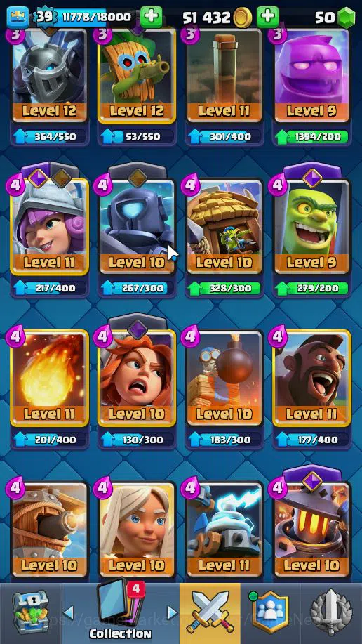 Clash Royale Accounts Lv 39|Trophy 8115|KTL 13|Limited Skin|Total Card 1 image 8