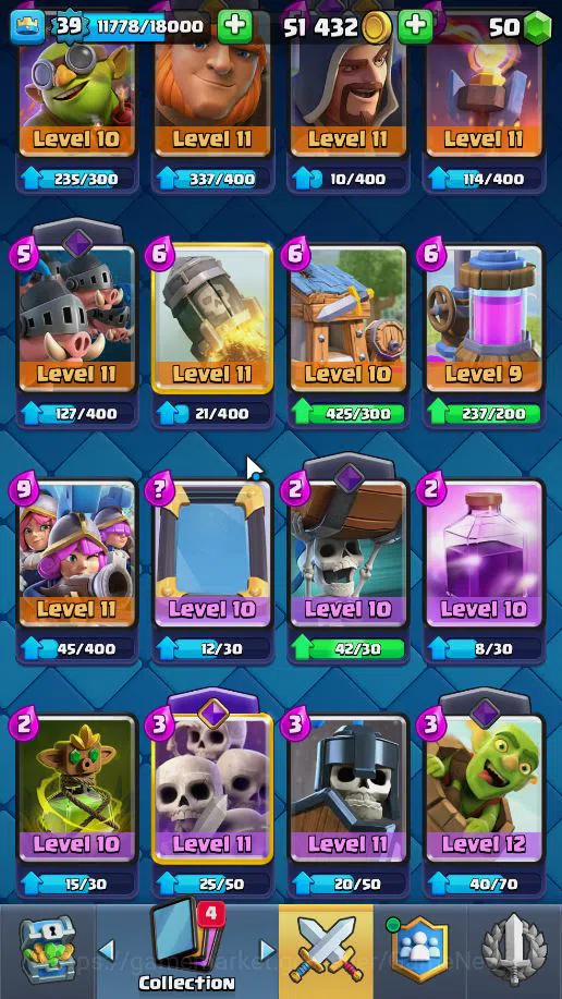 Clash Royale Accounts Lv 39|Trophy 8115|KTL 13|Limited Skin|Total Card 1 image 9