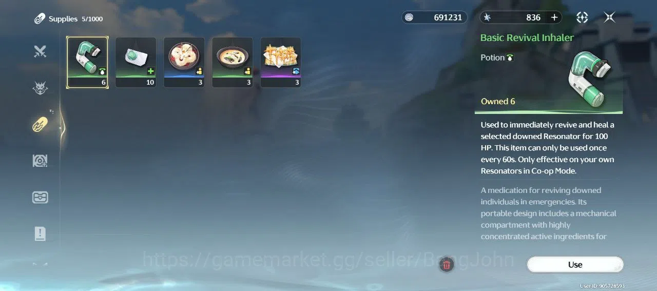 Wuthering Waves Accounts Others SEA | UL 35 | 2 Limit Hiyuki, Zani Signature | Low Eksplor | Gacha Resource | RA630B | 13