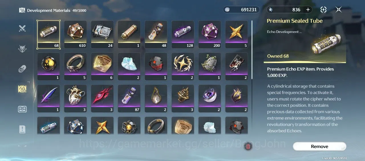Wuthering Waves Accounts Others SEA | UL 35 | 2 Limit Hiyuki, Zani Signature | Low Eksplor | Gacha Resource | RA630B | 14