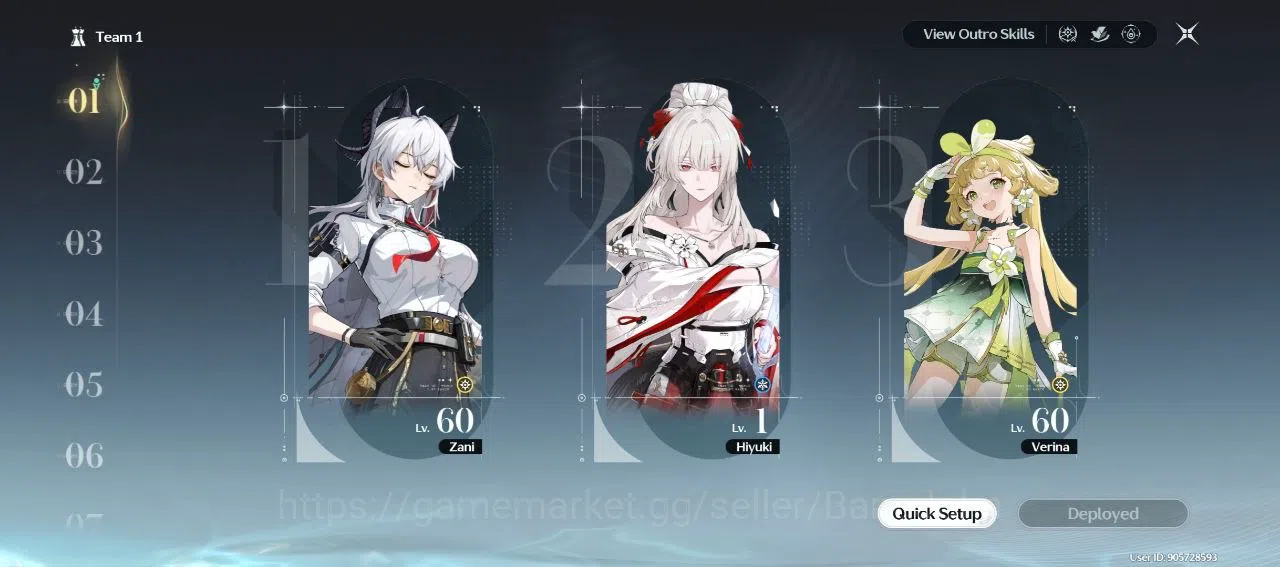 Wuthering Waves Accounts Others SEA | UL 35 | 2 Limit Hiyuki, Zani Signature | Low Eksplor | Gacha Resource | RA630B | 3