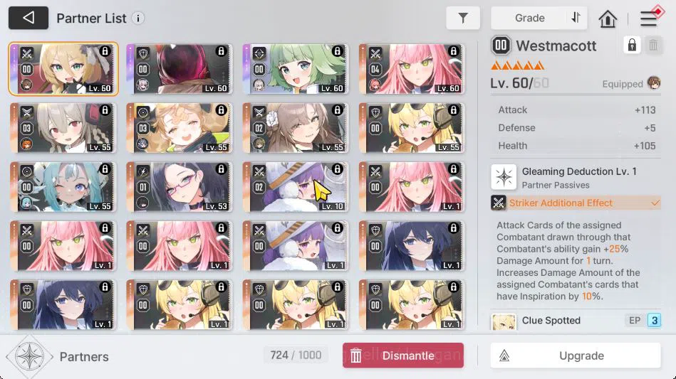 Chaos Zero Nightmare Accounts Asia Lv 55|12 SSR[SerenielM2,YukiM2,Khalipe]+Sign,ChizuruM2,MeiLinM1,Etc|11 SR|5K Crystal + 7 5
