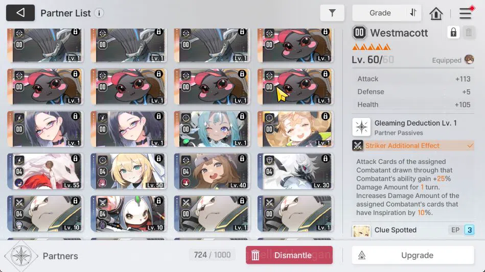 Chaos Zero Nightmare Accounts Asia Lv 55|12 SSR[SerenielM2,YukiM2,Khalipe]+Sign,ChizuruM2,MeiLinM1,Etc|11 SR|5K Crystal + 7 6