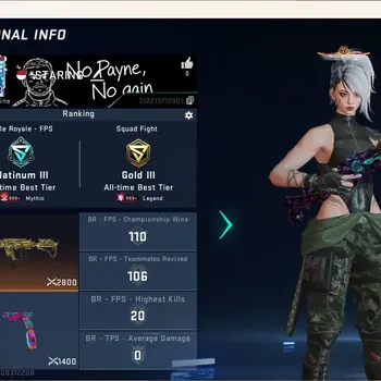 Blood Strike Accounts Others ASIA | 1 Eternal Gun: Kar98k-Netherflame Lv.2|2 7DS Guns|1 Limited Gun|2 Ultra Guns|1 Ultra