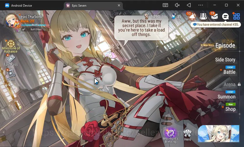 Epic Seven Accounts GLOBAL Unverif|New Era|2 ML(LR Krau,TE Kayron)+Fen image 1