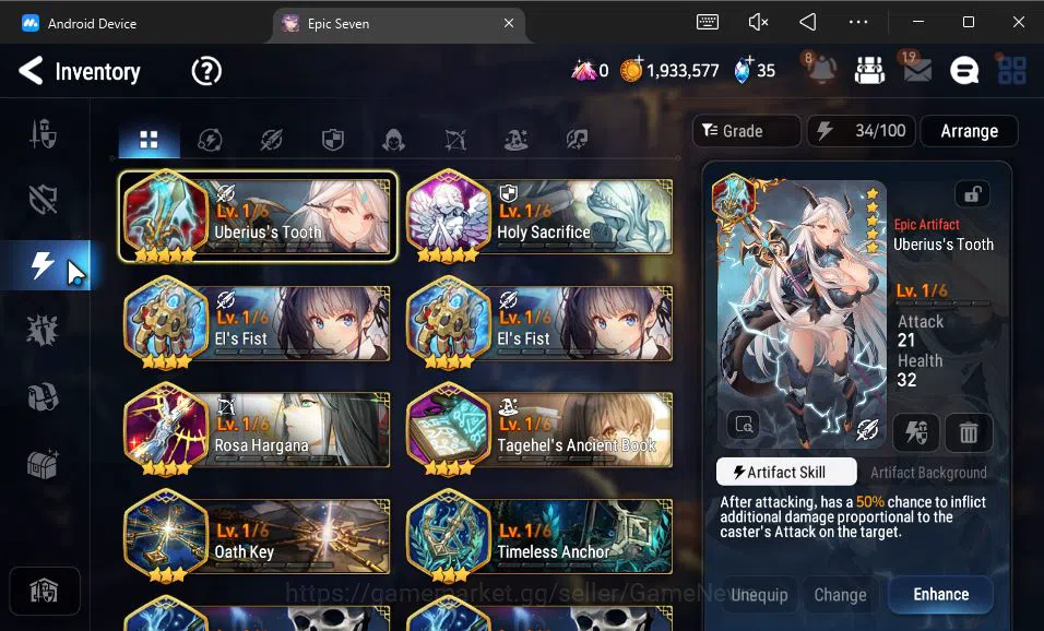 Epic Seven Accounts GLOBAL Unverif|New Era|2 ML(LR Krau,TE Kayron)+Fen image 10