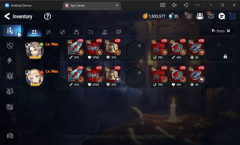 Epic Seven Accounts GLOBAL Unverif|New Era|2 ML(LR Krau,TE Kayron)+Fen image 12
