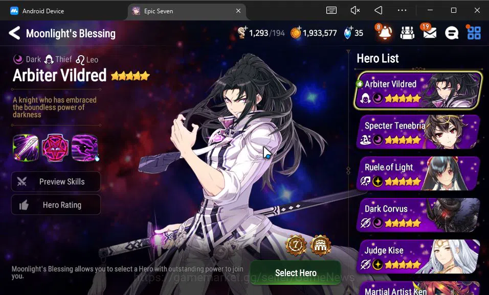 Epic Seven Accounts GLOBAL Unverif|New Era|2 ML(LR Krau,TE Kayron)+Fen image 6