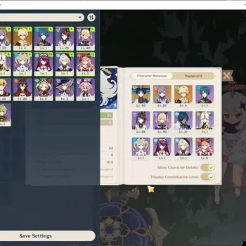Genshin Impact Accounts Starter ASIA|AR 21|1 Limited (Wanderer) + 1 Standard (Keqing)|Low Main Quest|Reunion ON|Usn