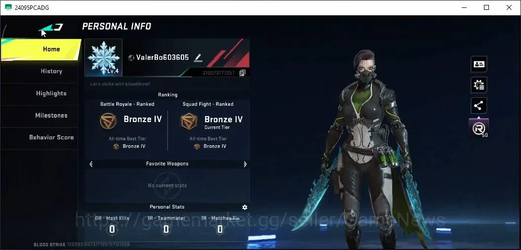 Blood Strike Accounts Others ASIA|ULTRA Meele Dual Blade Winter Edge|Legendary [MP5 Blight Embrace,URB Infernal,MCX 2