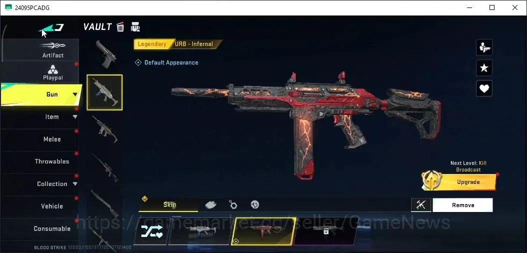 Blood Strike Accounts Others ASIA|ULTRA Meele Dual Blade Winter Edge|Legendary [MP5 Blight Embrace,URB Infernal,MCX 6