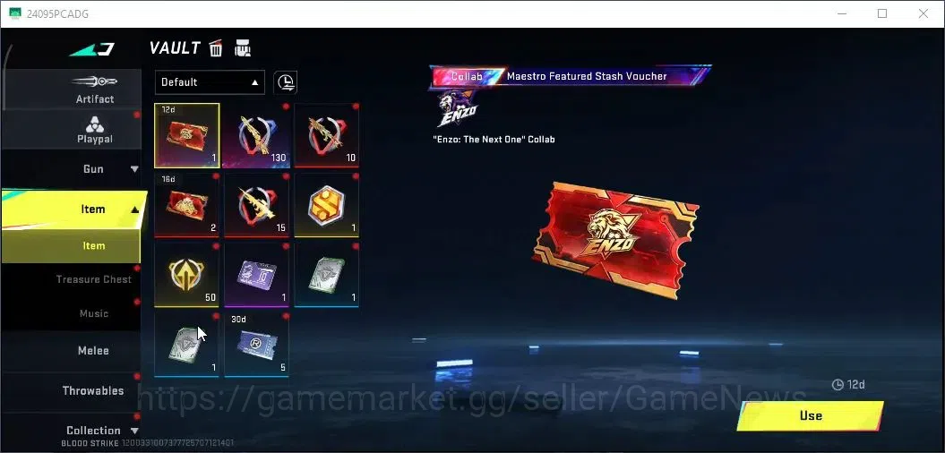 Blood Strike Accounts Others ASIA|ULTRA Meele Dual Blade Winter Edge|Legendary [MP5 Blight Embrace,URB Infernal,MCX 9