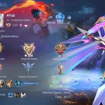 Mobile Legends: Bang Bang Accounts Others Global|Skin 364|Exalted|Legend Freya,KOF Karina+Gusion,ABYSS Moskov,PRIME