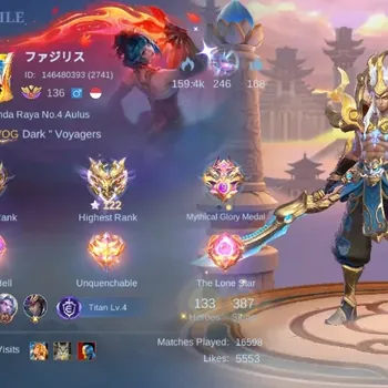 Mobile Legends: Bang Bang Accounts Collector Global|Skin 387|Exalted|Legend Franco,KOF Karina+Chou,PRIME Beatrix,Sanrio