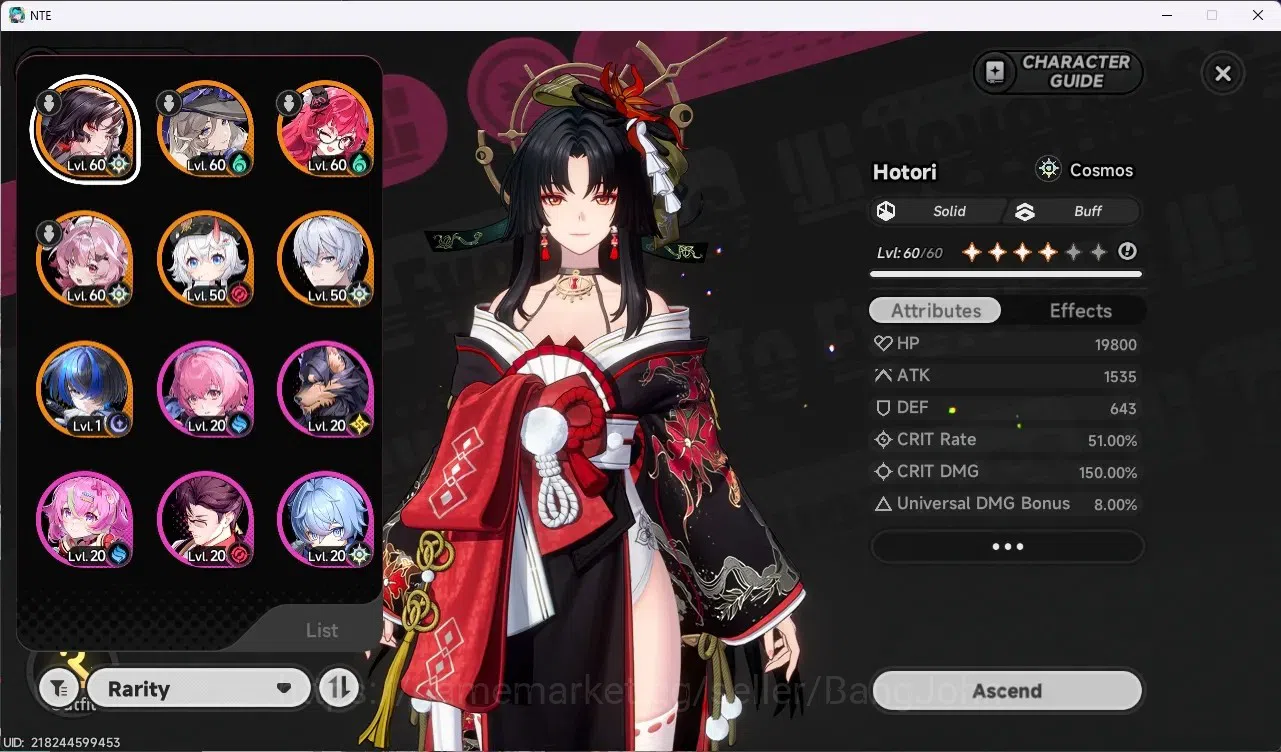 Neverness to Everness Accounts SEA | Hunter Lv 42 | 6 SSR (Hotori,Nanally) + Sign image 2