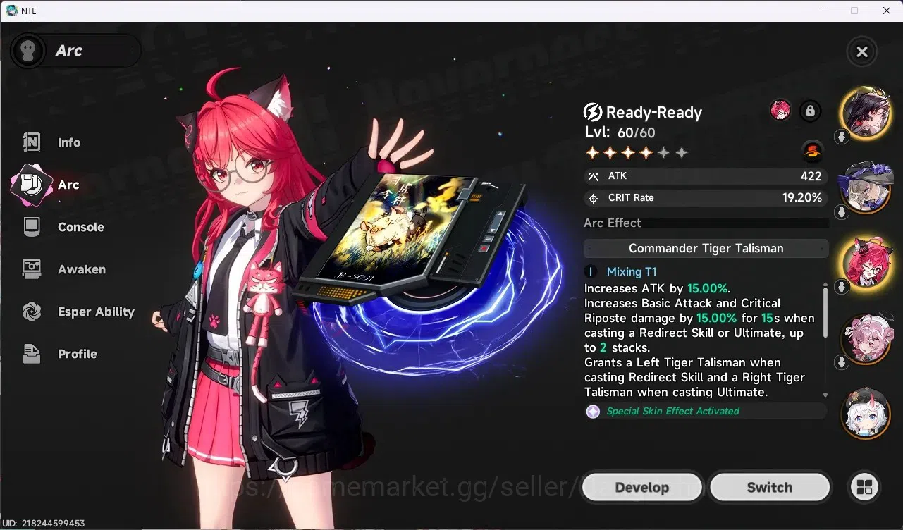 Neverness to Everness Accounts SEA | Hunter Lv 42 | 6 SSR (Hotori,Nanally) + Sign image 5