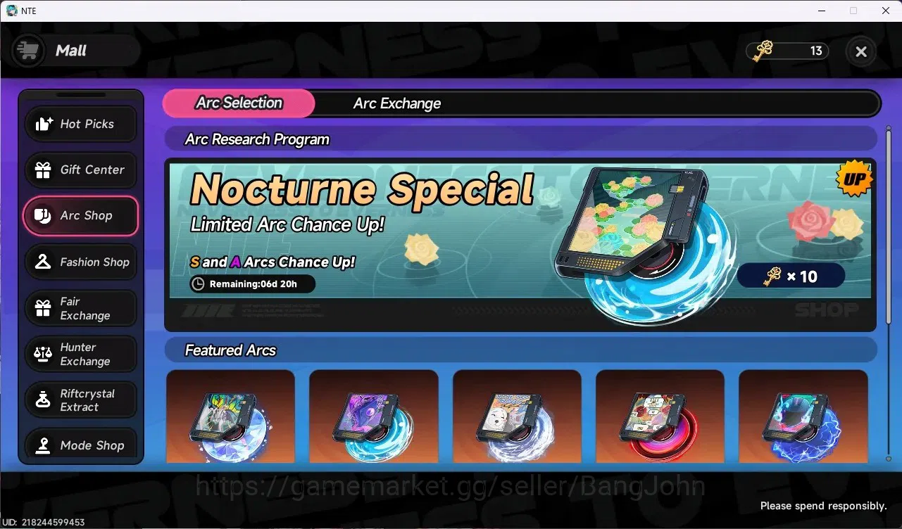 Neverness to Everness Accounts SEA | Hunter Lv 42 | 6 SSR (Hotori,Nanally) + Sign image 8
