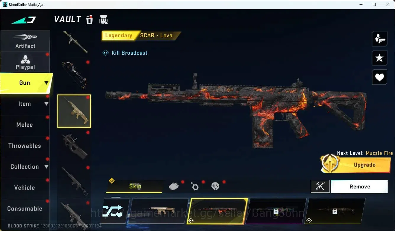 Blood Strike Accounts ASIA | 1 ETERNAL: Desert Eagle |5 Collab Gun [4 7D image 11