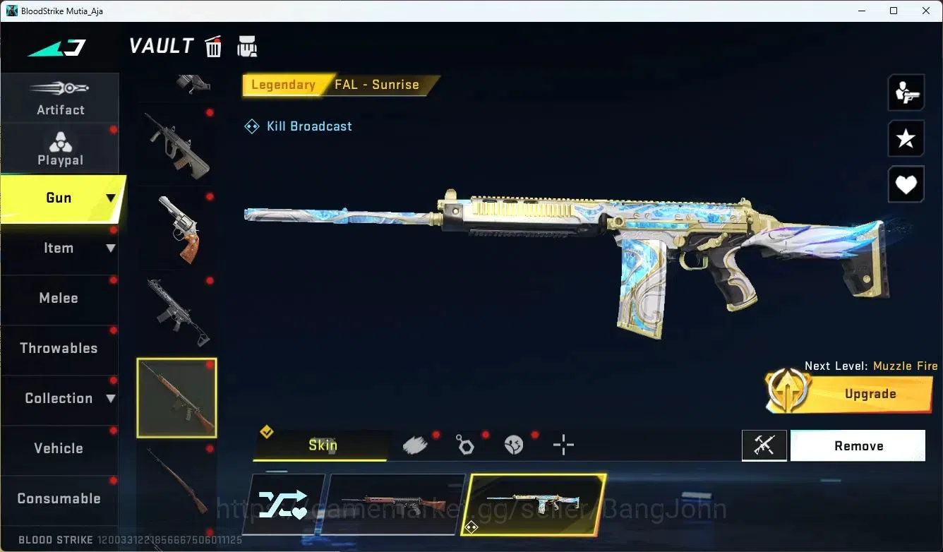 Blood Strike Accounts ASIA | 1 ETERNAL: Desert Eagle |5 Collab Gun [4 7D image 15