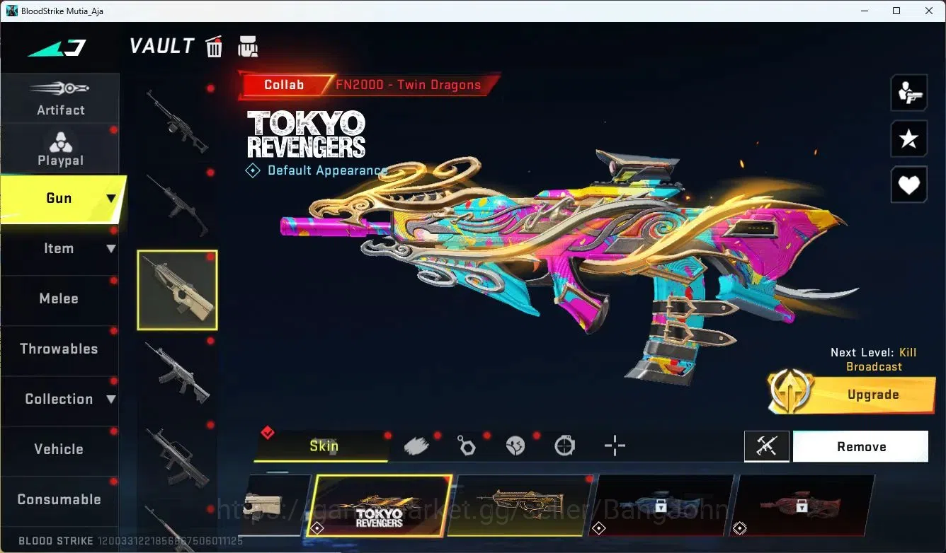 Blood Strike Accounts ASIA | 1 ETERNAL: Desert Eagle |5 Collab Gun [4 7D image 19
