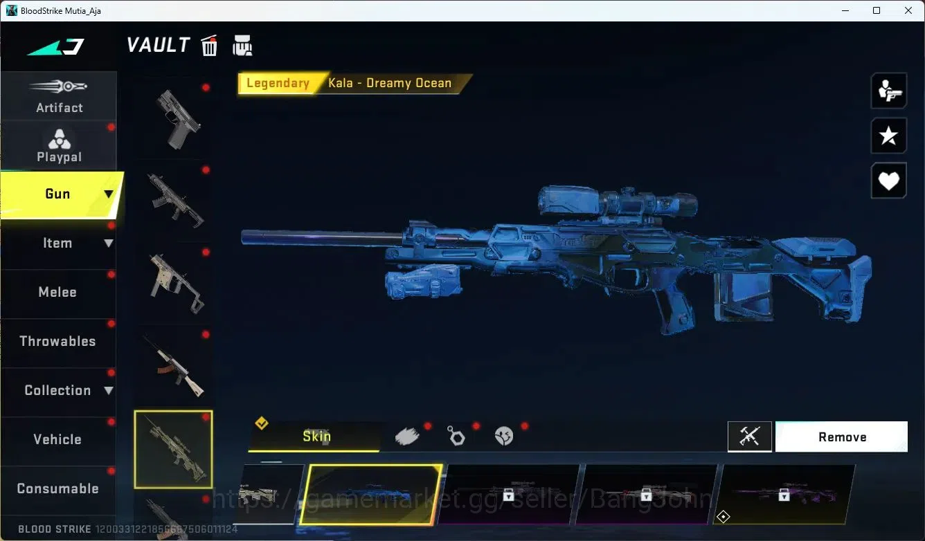 Blood Strike Accounts ASIA | 1 ETERNAL: Desert Eagle |5 Collab Gun [4 7D image 5