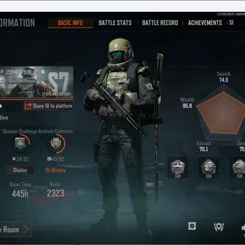 Arena Breakout High Value MOBILE Lvl 30 |SV 123,1M |CV 72,2M|MORE SKIN,HLC T image 1