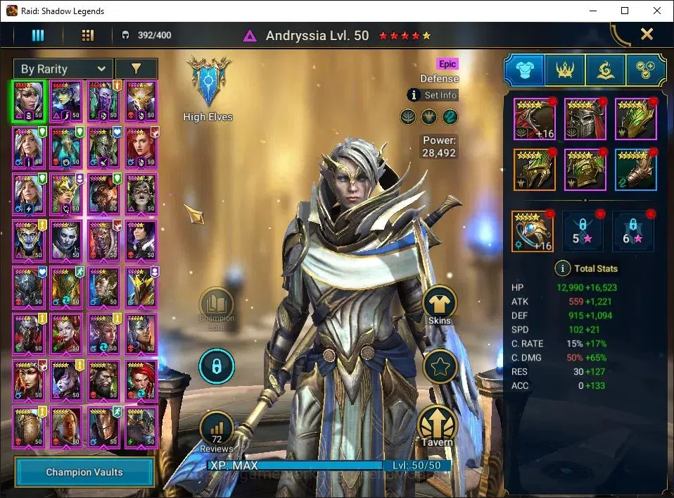 Raid: Shadow Legends Accounts Lv100 13,2M Power|1 Mythic(Lady Mikage)|119 Legend image 11