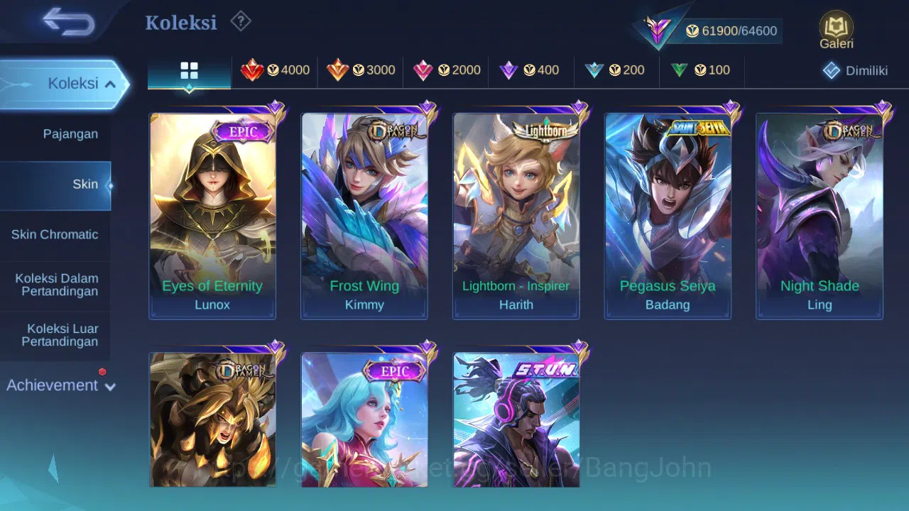 Mobile Legends: Bang Bang Accounts GLOBAL Hero 132 Skin 257 M3 Roger | Stunt Brody |  image 7