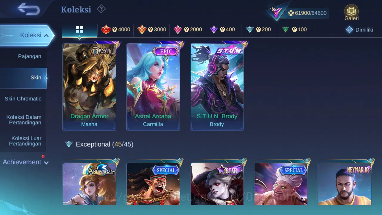 Mobile Legends: Bang Bang Accounts GLOBAL Hero 132 Skin 257 M3 Roger | Stunt Brody |  image 8