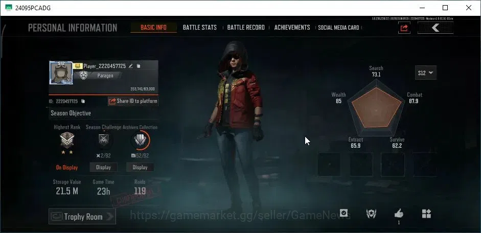 Arena Breakout Accounts MOBILE Lv30|SV 21,5M| CV 12M|4 Set|Quickhack MDR,Q image 2